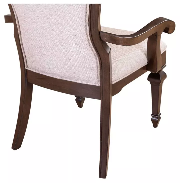 Provence Park Cream Upholstered Arm Chair Set of 2