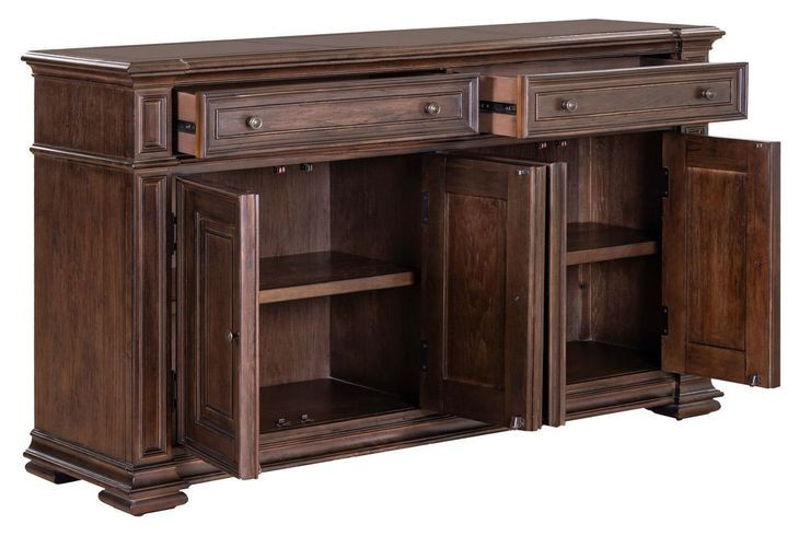 Provence Park Chateau Brown Extendable Rectangular Dining Room Set