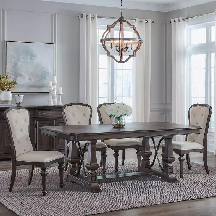Provence Park Cream Upholstered Side Chair Set of 2