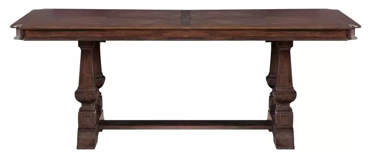 Provence Park Chateau Brown 102" Extendable Rectangular Dining Table