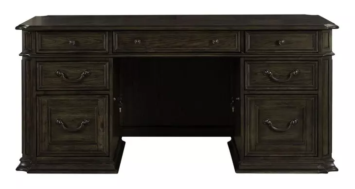 Parkside Estate Chateau Brown 66" Jr Executive Desk