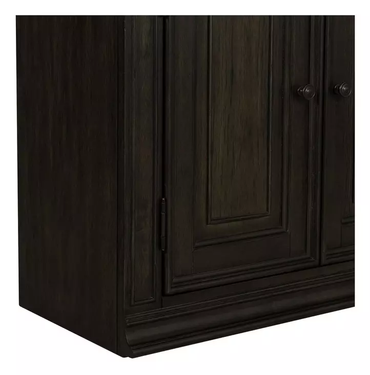 Parkside Estate Chateau Brown 2 Door Bunching Bookcase