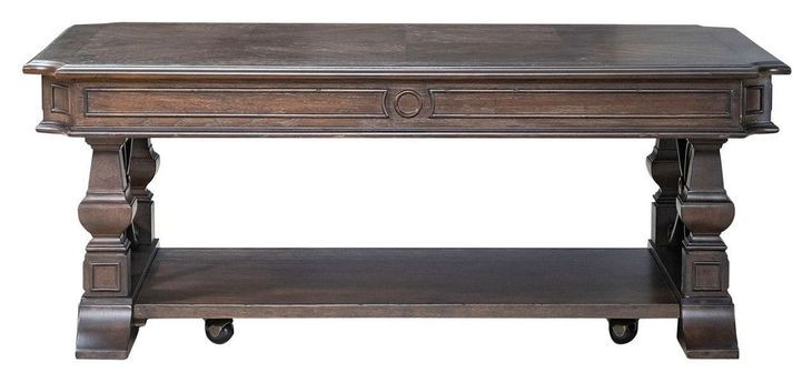 Provence Park Chateau Brown Rectangular Cocktail Table