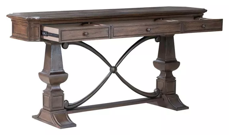Provence Park Chateau Brown Rectangular Occasional Table Set