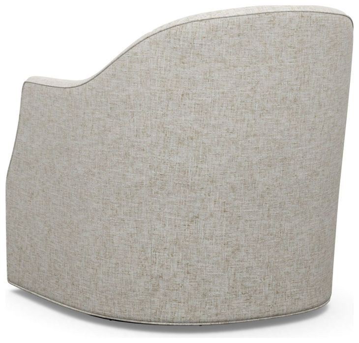 Escala Ariana Beige Upholstered Swivel Chair