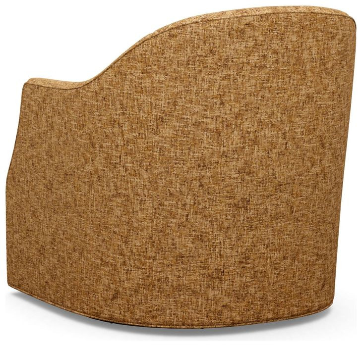 Escala Ariana Orange Upholstered Swivel Chair