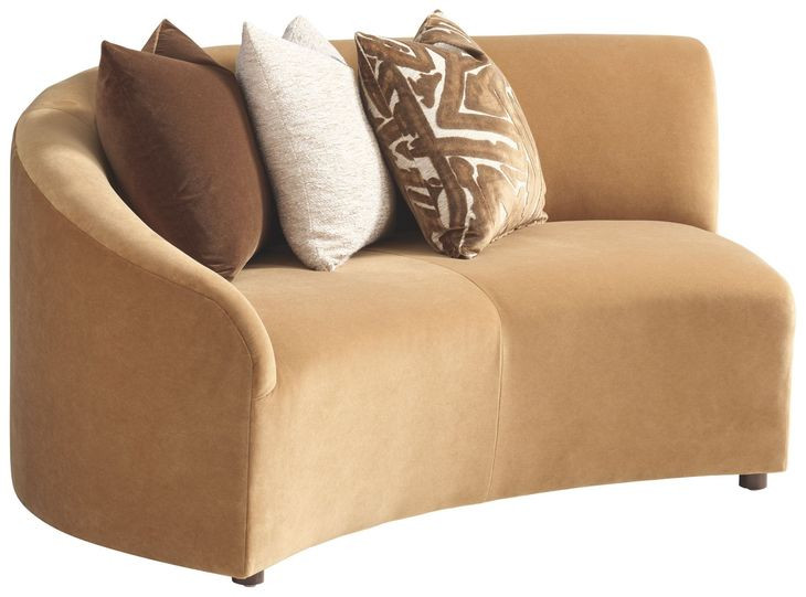 Alston La Costa Tan 2 Piece Modular Curved Sectional