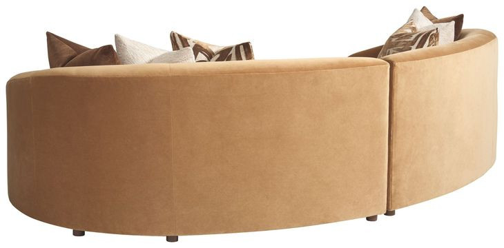Alston La Costa Tan 2 Piece Modular Curved Sectional
