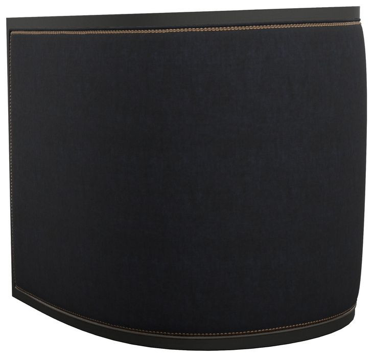 Palermo Blue and Beige Upholstered Swivel Chair with Nailhead Trim