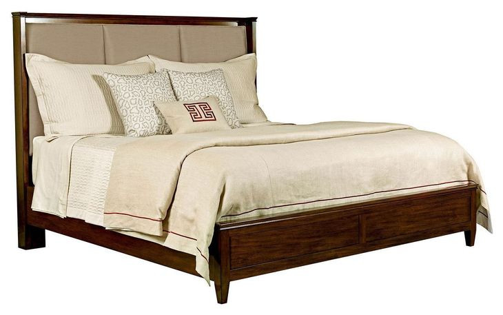 Spectrum Amaretto Upholstered Panel Bedroom Set