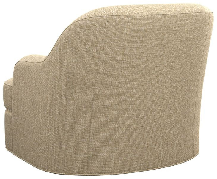 Alta Vista Beige Upholstered Swivel Chair