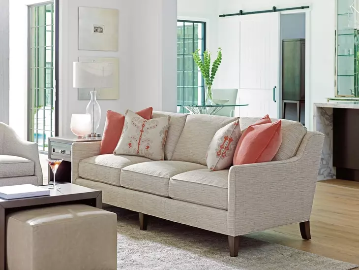 Savona Ariana Ariana Leatherand Brown Leather Upholstered Rectangular Cocktail Ottoman with Slide