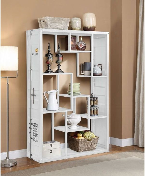 Cargo White Bookcase