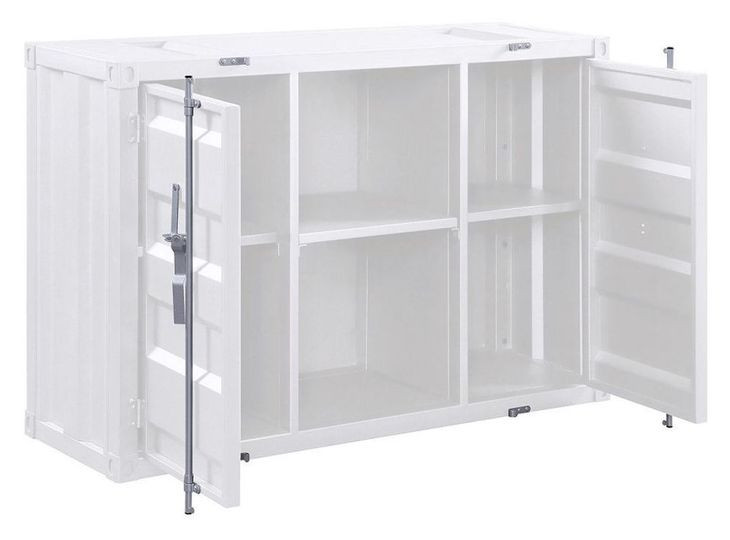 Cargo Antique Walnut and White Rectangular Dining Room Set