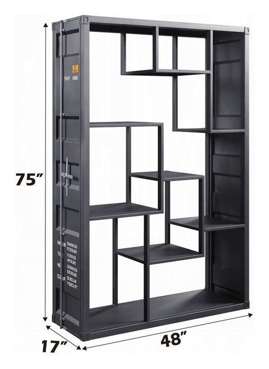 Cargo Gunmetal Bookcase