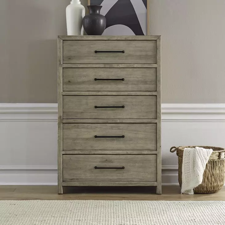 Proximity Place Barley Buff 5 Drawer Chest