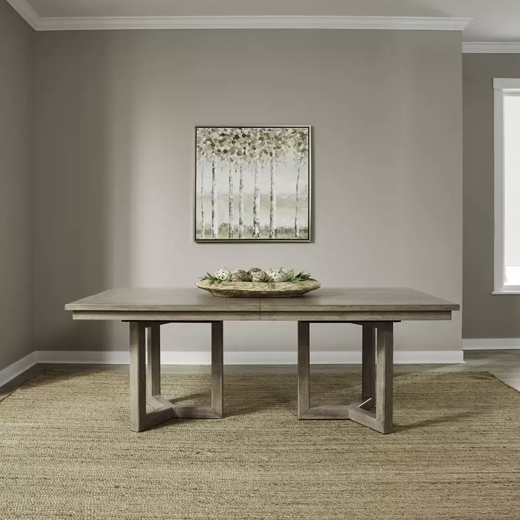 Proximity Place Barley Buff 100" Extendable Rectangular Dining Table