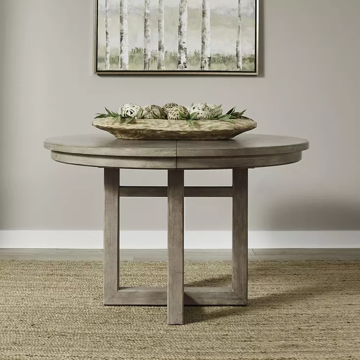Proximity Place Barley Buff 60" Extendable Oval Dining Table