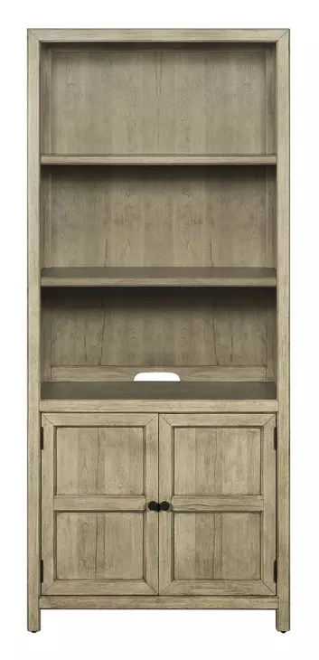 Proximity Place Barley Buff 2 Door Bunching Bookcase