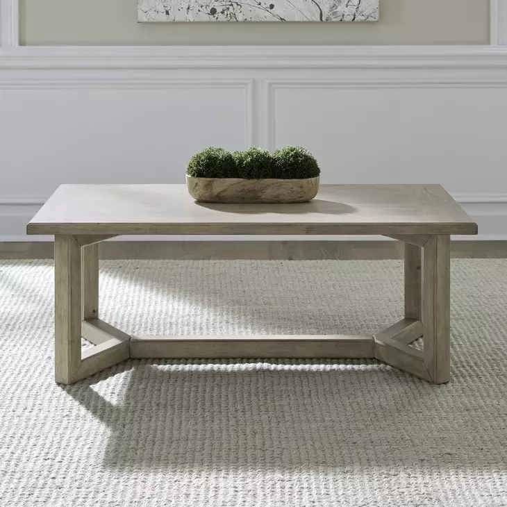 Proximity Place Barley Buff Rectangular Cocktail Table