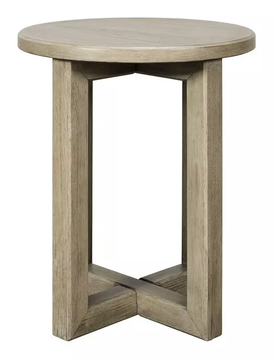 Proximity Place Barley Buff Round Chairside Table