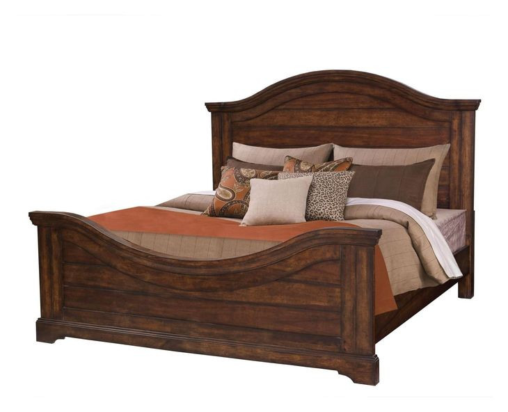 Stonebrook Tobacco King Panel Bed