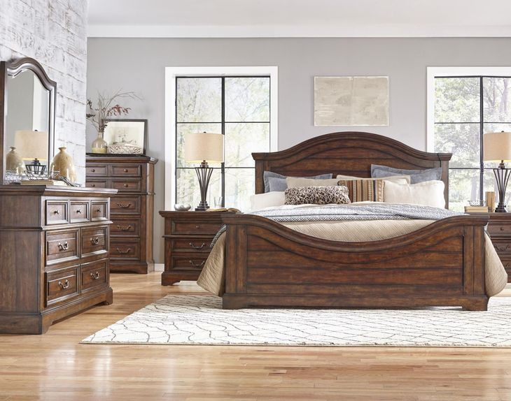 Stonebrook Tobacco Panel Bedroom Set