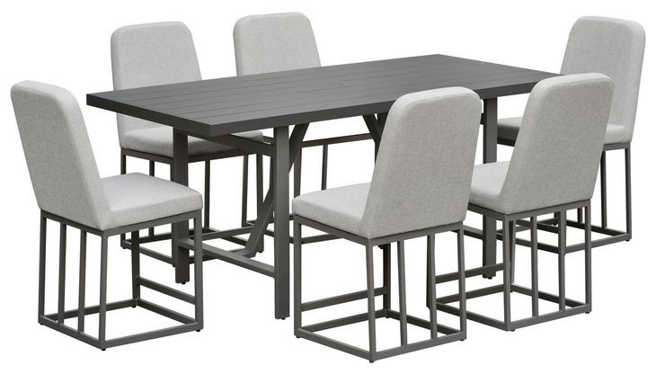 Navarro Outdoor Dining Gray Upholstered Outdoor Bar Stool