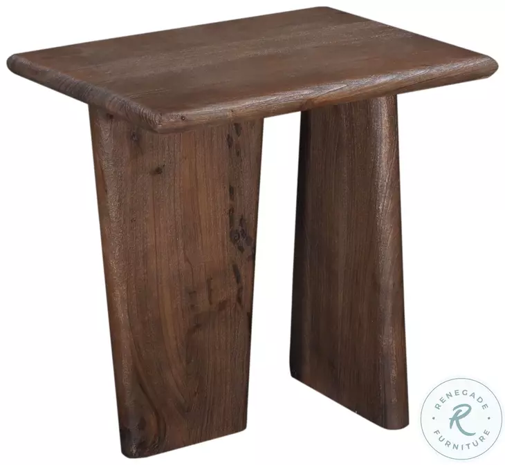 Lasso Brown Square End Table