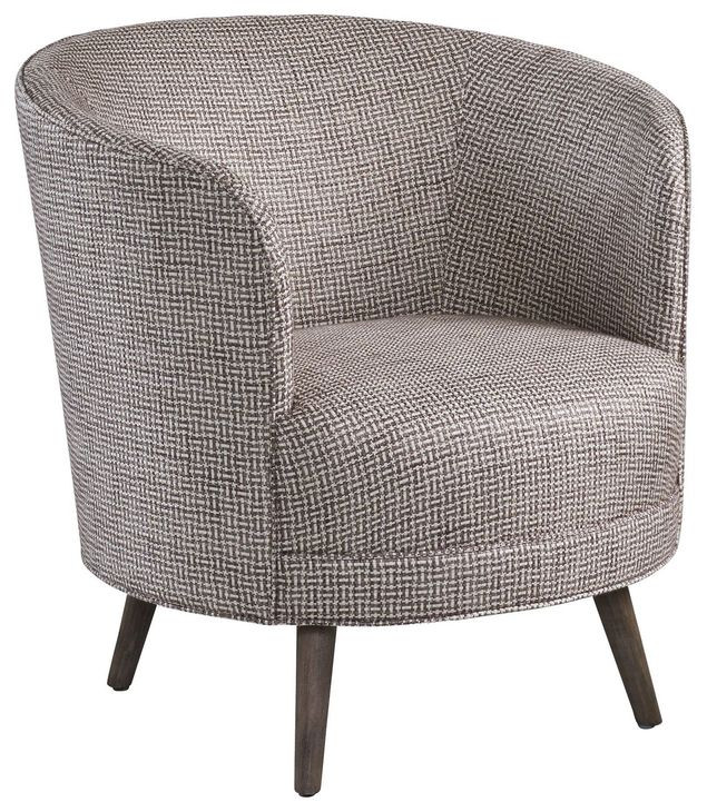 Zanzibar Sandstone Upholstered Torrington Swivel Accent Chair