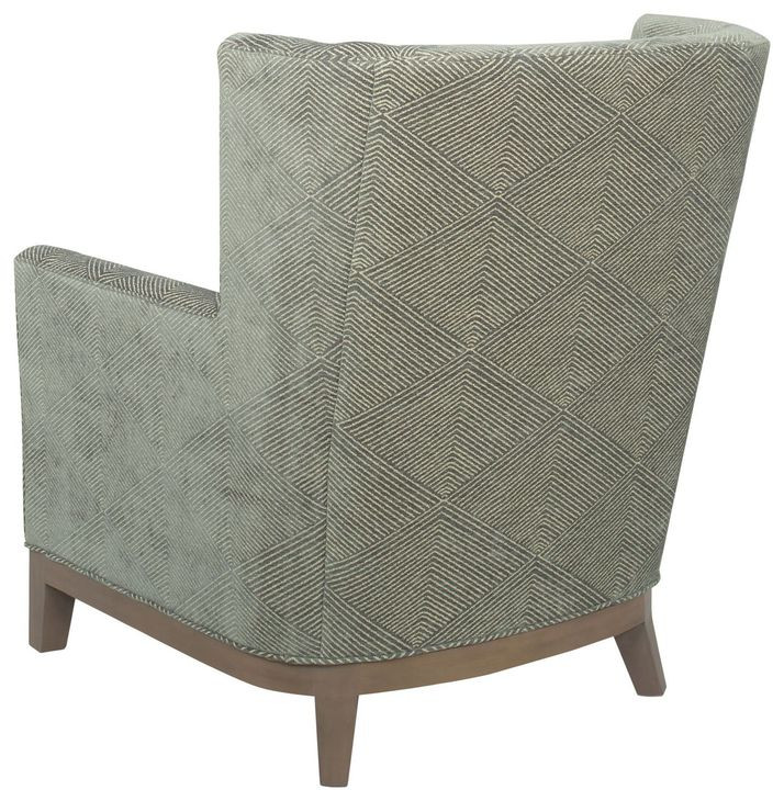 Atlas Shadow Play Gray Upholstered Lounge Chair