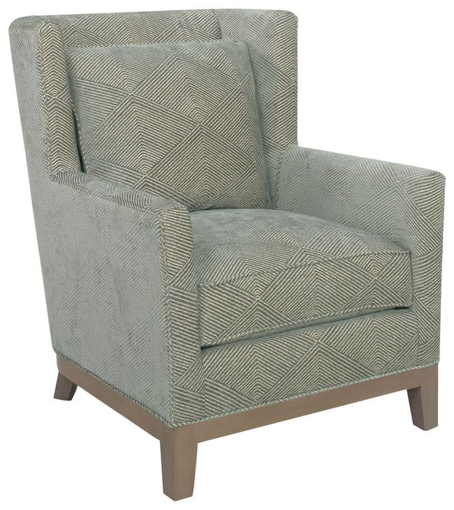 Atlas Shadow Play Gray Upholstered Lounge Chair