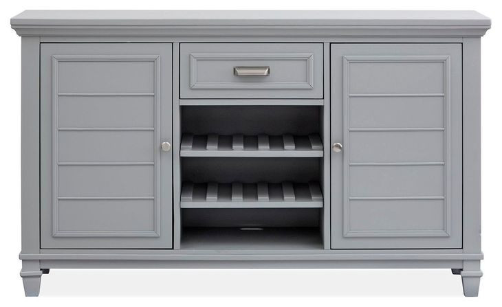 Harborwick Harbor Gray 2 Door Server