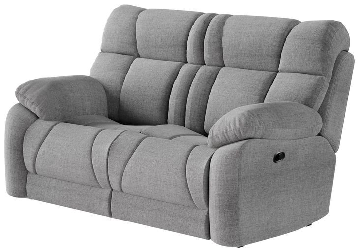 Wild Card Bahari Platinum 68" Reclining Loveseat with USB Charging