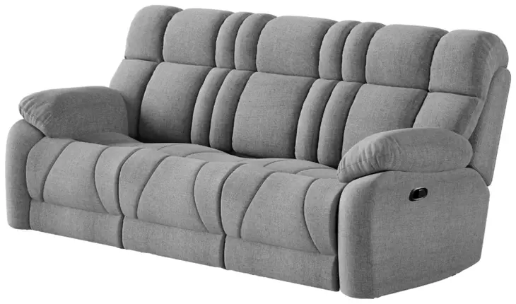 Wild Card Bahari Platinum 92" Reclining Sofa