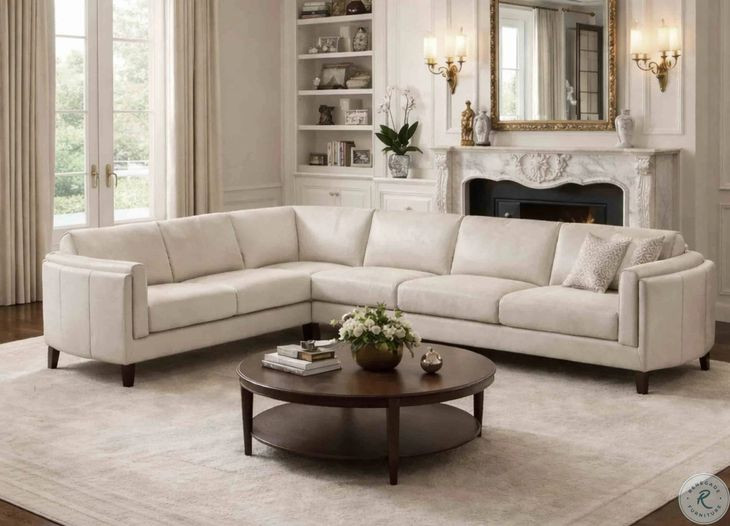 Kona Natural Leather Modular Sectional