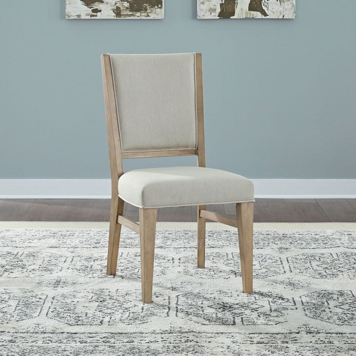 Brentwood Taupe Upholstered Side Chair Set of 2