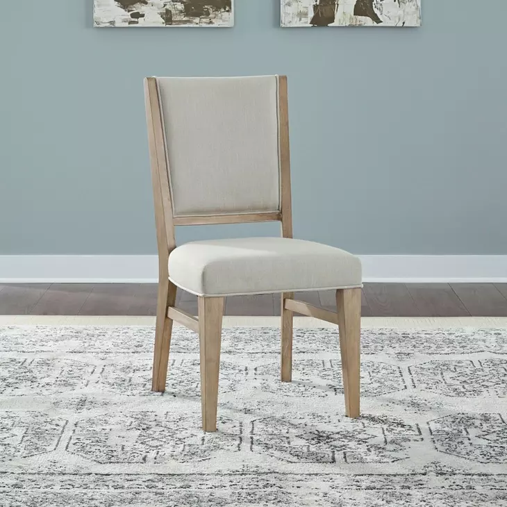 Brentwood Taupe Upholstered Side Chair Set of 2