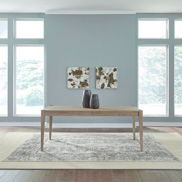 Brentwood Sandstone 92" Extendable Rectangular Dining Table