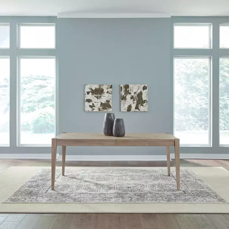 Brentwood Sandstone 92" Extendable Rectangular Dining Room Set