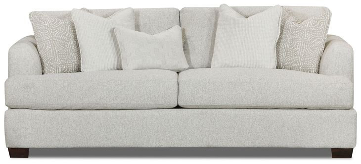 Hogan Cotton Off White Performance Fabric 93" Sofa