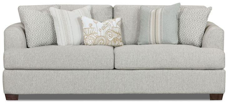 Limelight Mineral Gray Performance Fabric 93" Sofa
