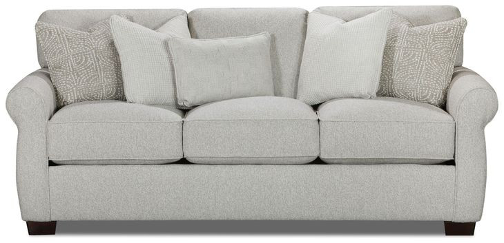 Hogan Cotton Off White Performance Fabric 91" Sofa