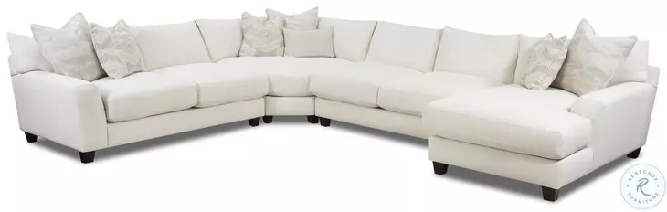 Hobnob Cotton RAF Chaise Sectional