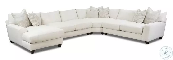 Hobnob Cotton LAF Chaise Sectional