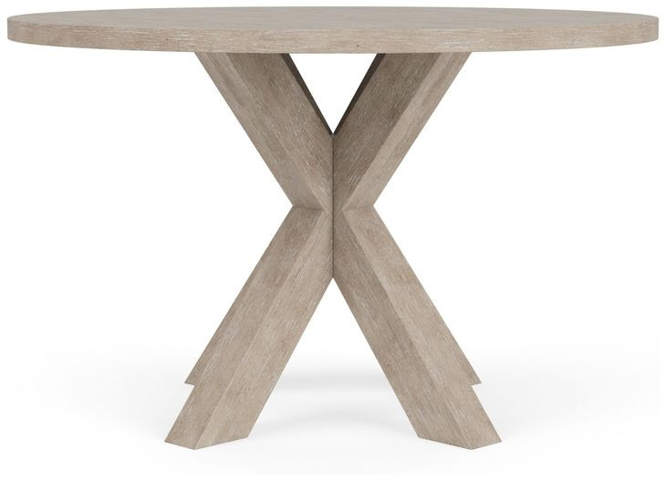 Bennett Frosted Gray 48" Round Dining Table