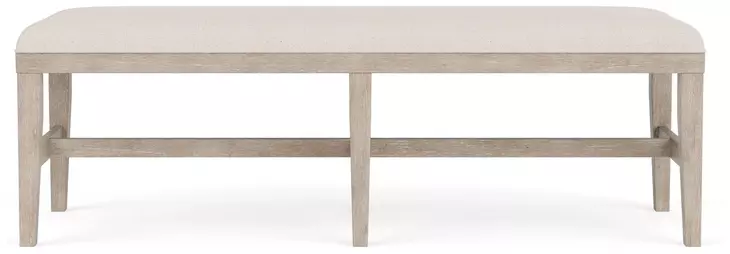 Bennett Cream Upholstered Dining Bench