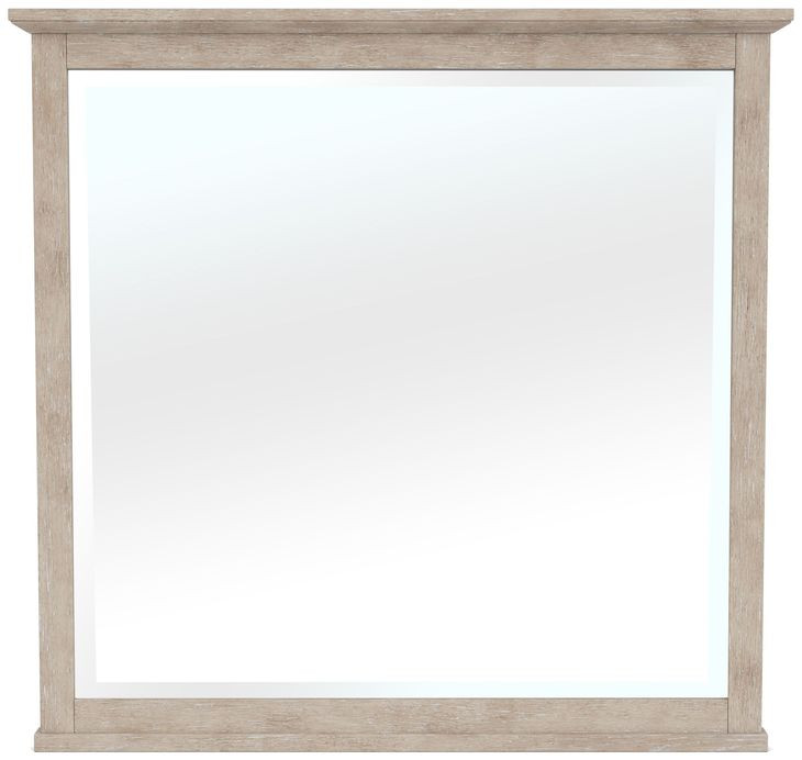 Bennett Frosted Gray Rectangular Dresser Mirror