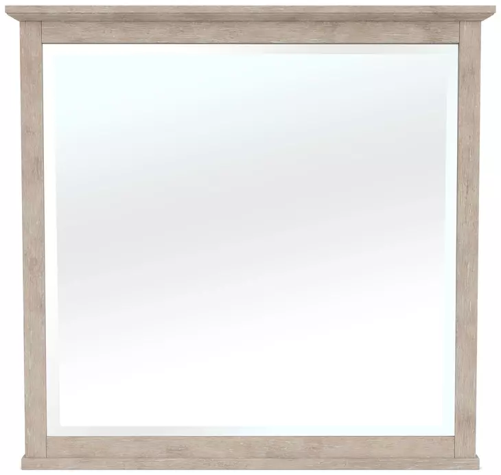 Bennett Frosted Gray Rectangular Dresser Mirror