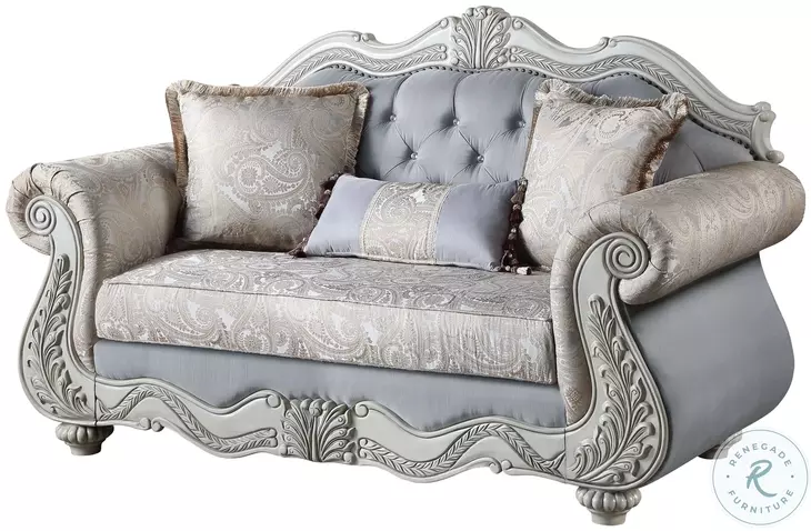 Bianello Vintage Ivory Loveseat
